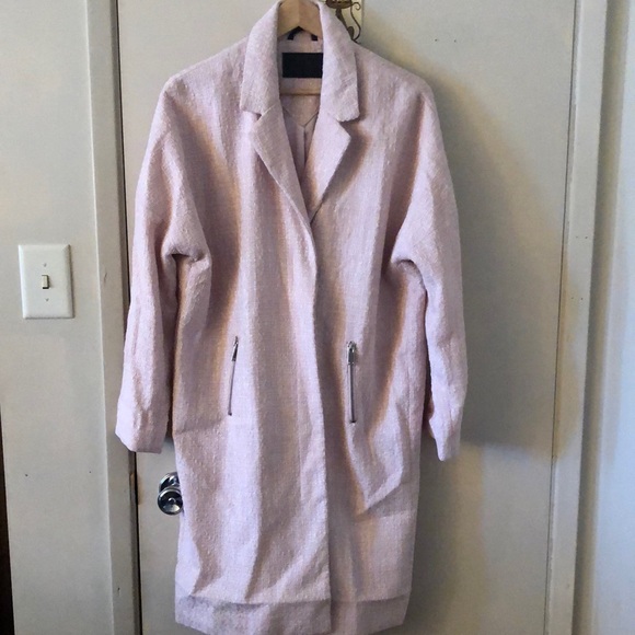 Pink tweed trench - Picture 1 of 1